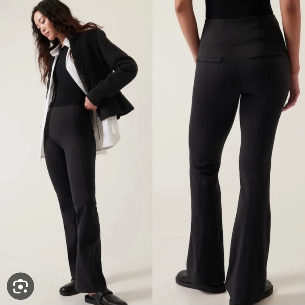 NWT Athleta Delancey Flare Pants XS Black